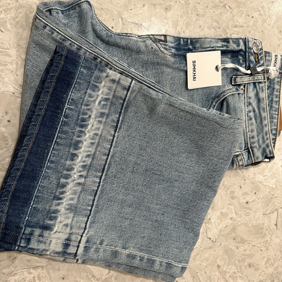 SIMKHAI Jude Crop Wide Leg Jeans in Santa Monica multiple sizes - Picture 10 of 10